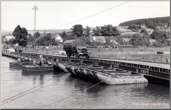 Br&uuml;ckenschlag &uuml;ber die Weser
