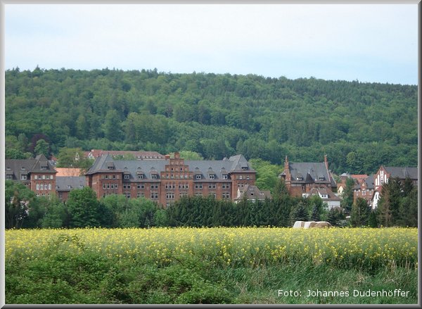 Blick auf das ehemalige Kasernengel&auml;nde